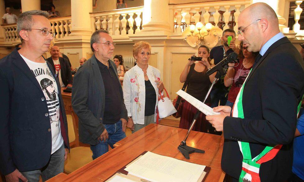 Lunedì scorso in Comune la prima unione civile italiana 