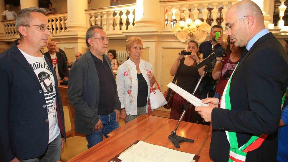 Lunedì scorso in Comune la prima unione civile italiana
