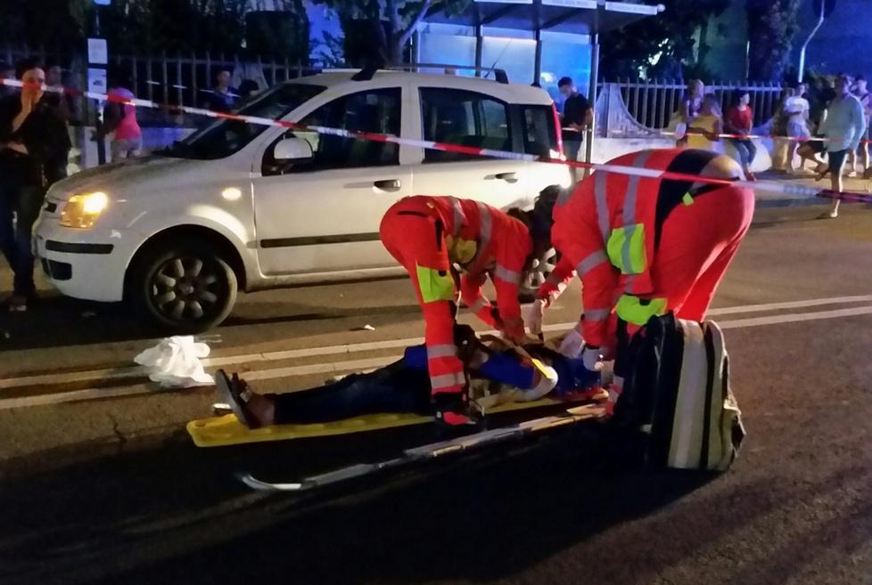 L'incidente di giovedì in viale Aldo Moro