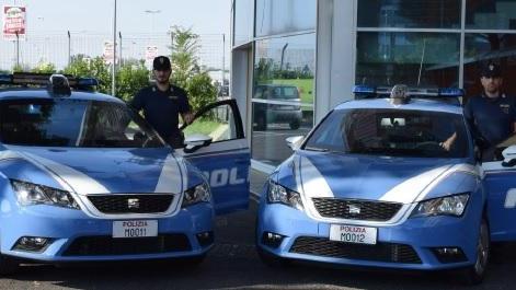 Una pattuglia della polizia