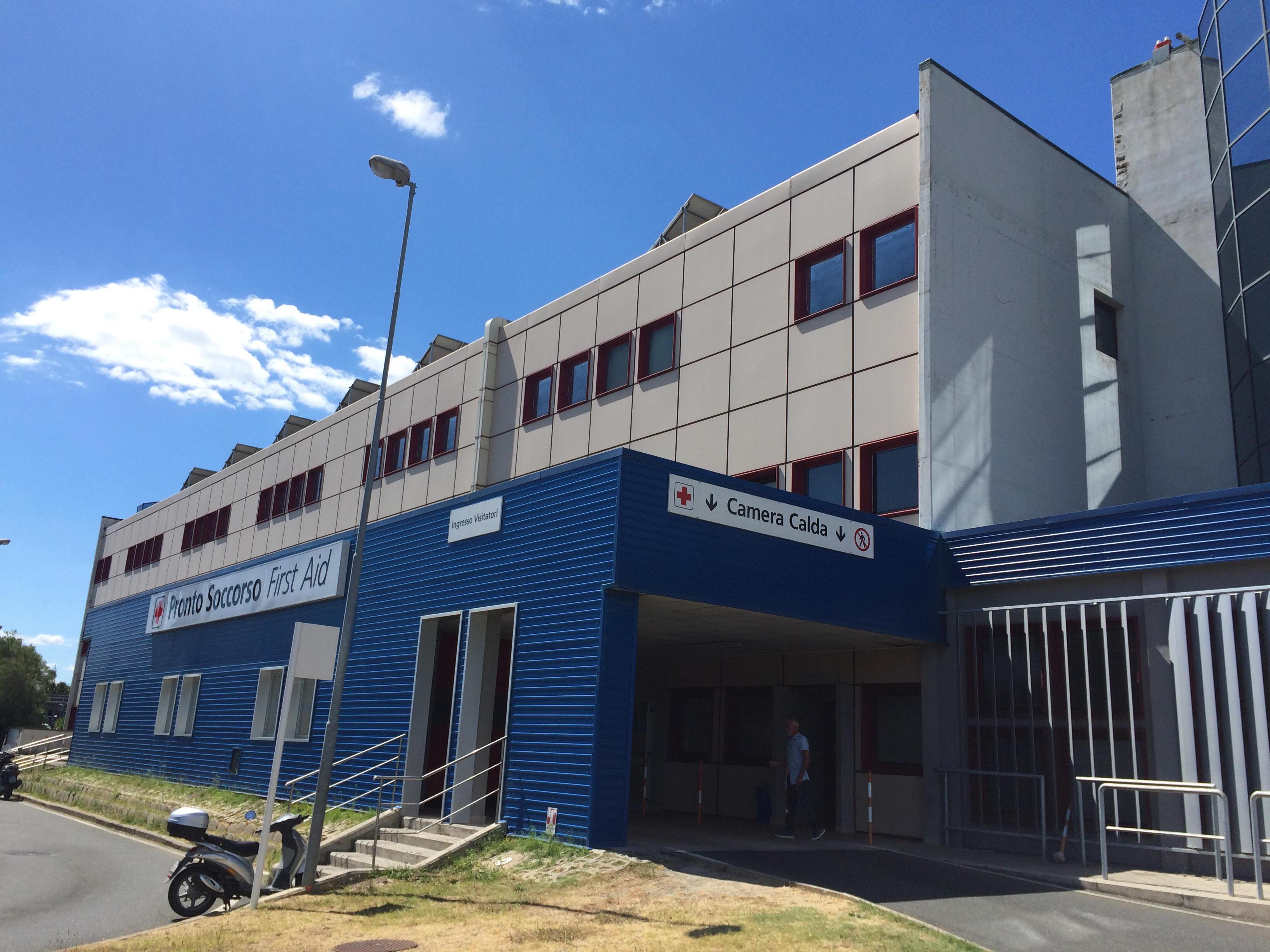 Il pronto soccorso dell'ospedale di Cecina