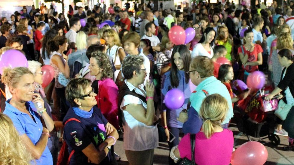 Braccialetti rosa, presenze boom alla marcia