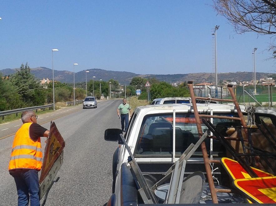 Strada chiusa per il collaudo del ponte 