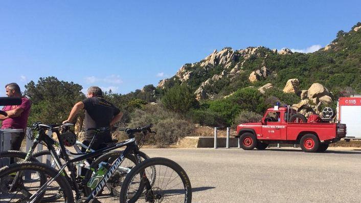 Infortunio per un ciclista durante un’escursione