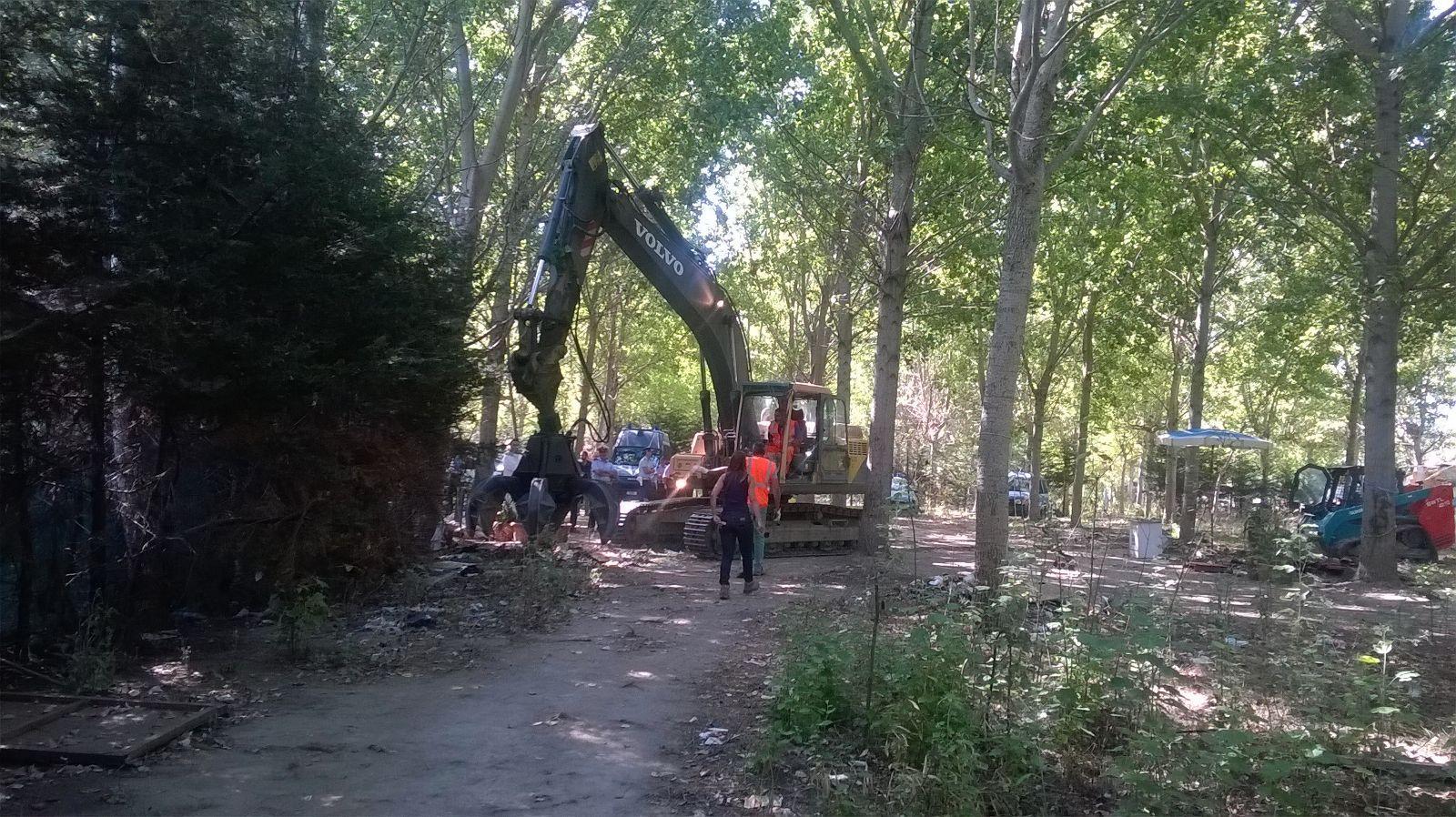 Le ruspe in azione