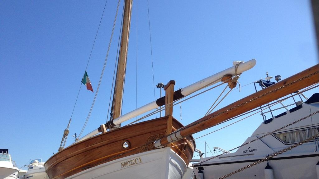 Il Machiavelli 1869 al sicuro in un cantiere navale