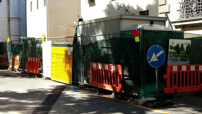 Lavori per la nona isola interrata