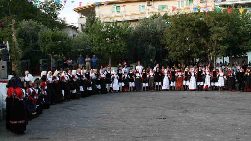 Processione con i cavalieri per la festa di San Lorenzo