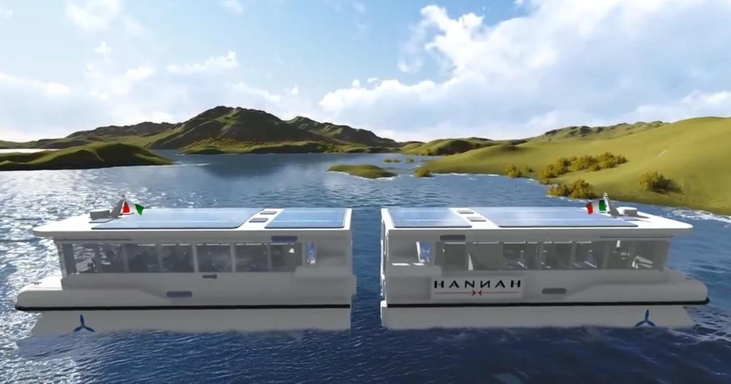 L’imbarcazione modulare, un concetto sviluppato da Econboard che prelude ai “treni d’acqua”