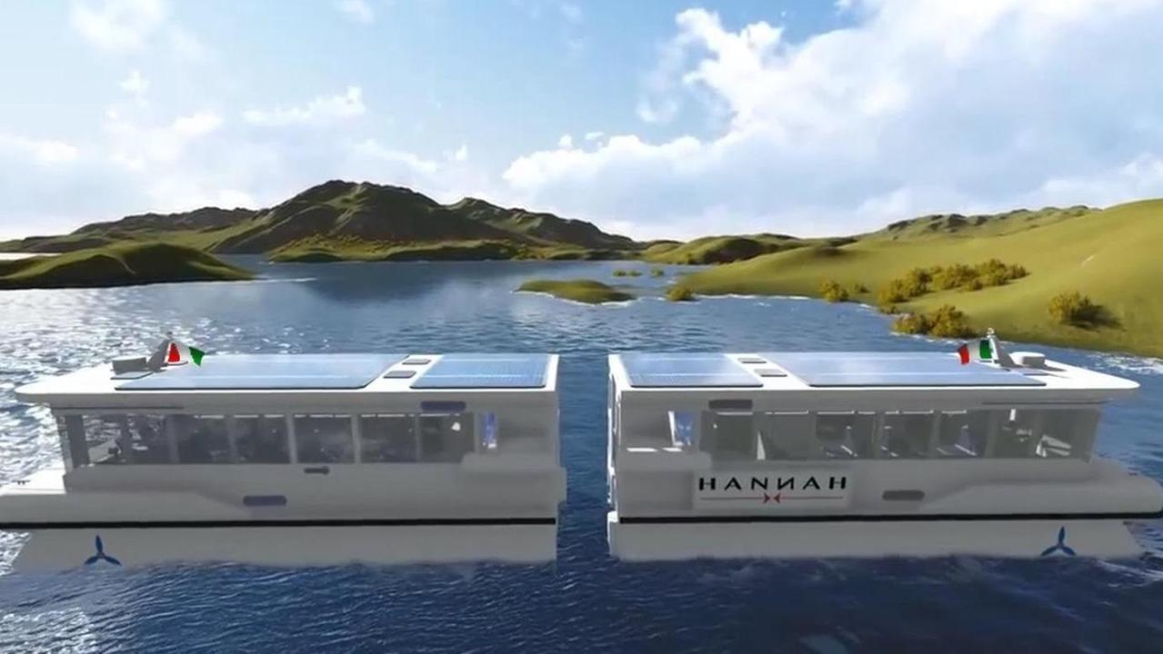 L’imbarcazione modulare, un concetto sviluppato da Econboard che prelude ai “treni d’acqua”