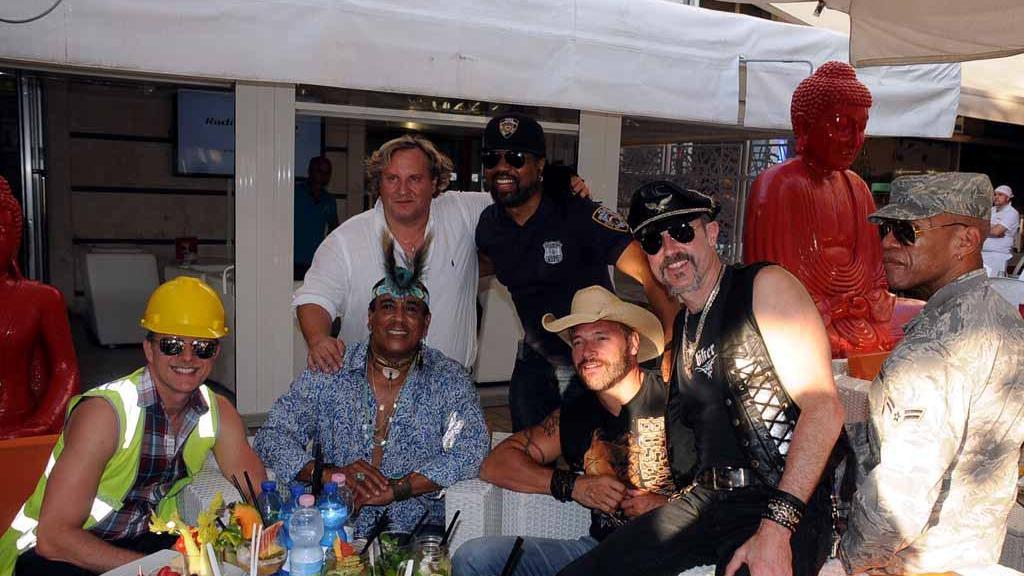 I mitici Village People al Moulin Rouge di Marina di Massa