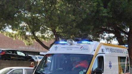 Un'ambulanza della Pubblica assistenza