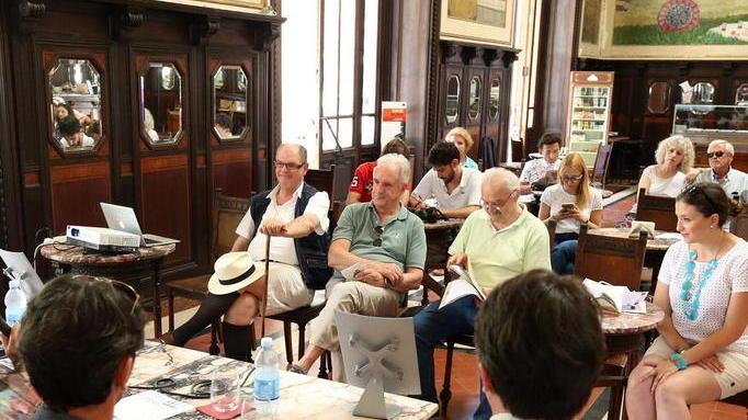 Il caffè storico delle Terme Tettuccio (foto Nucci)