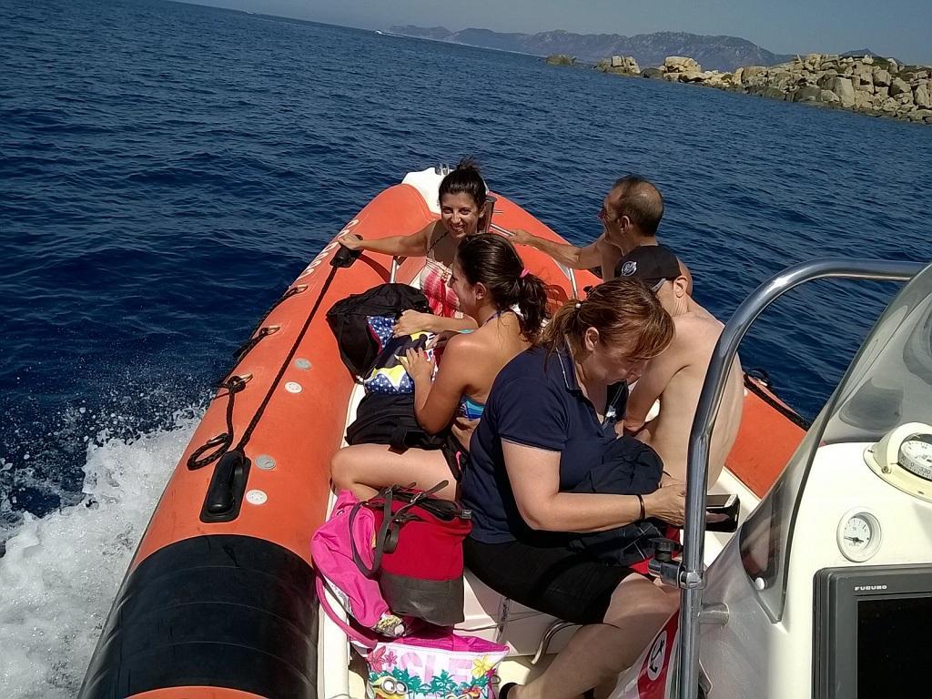 I turisti soccorsi vicino all'isola dei Cavoli
