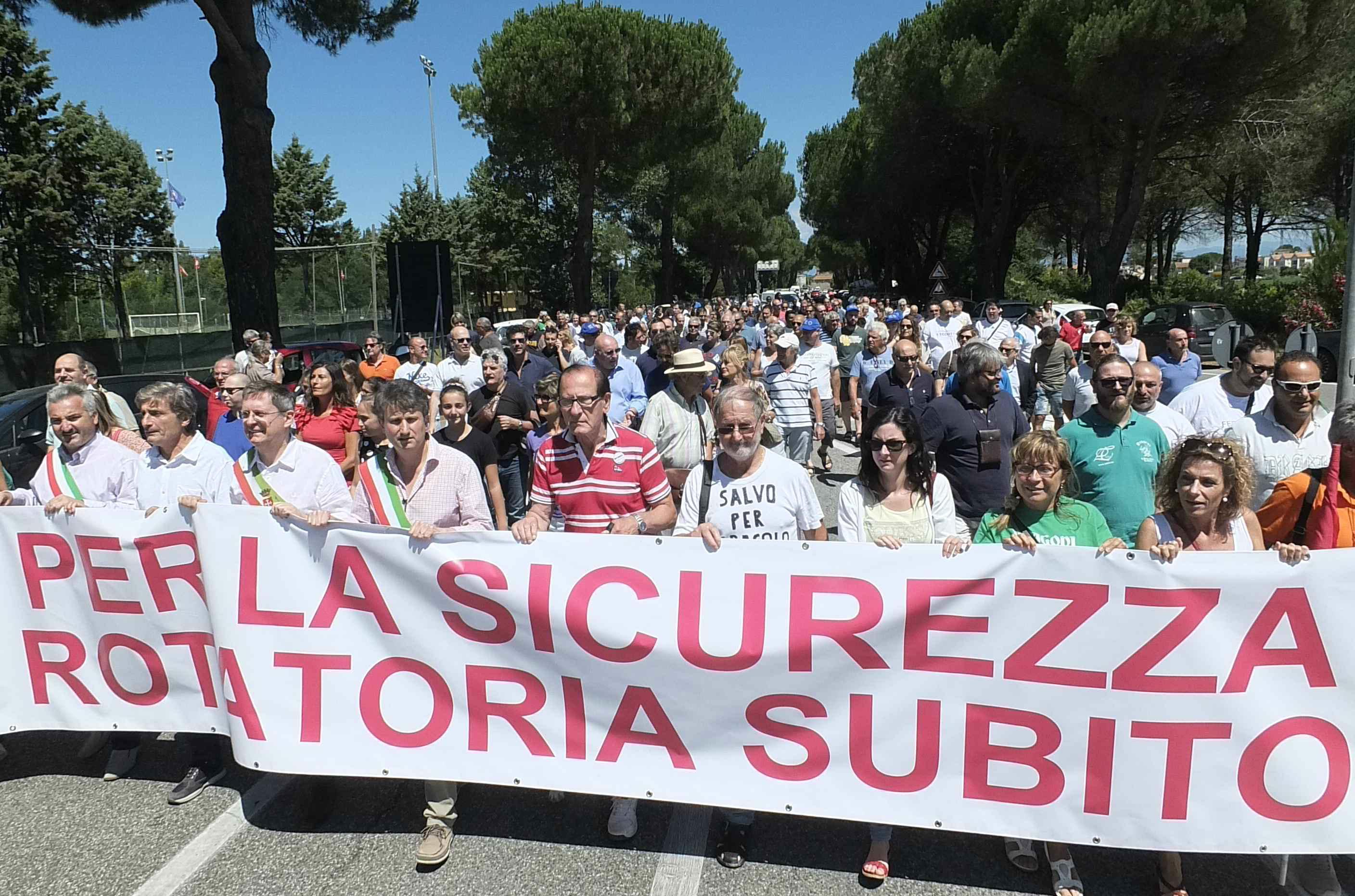 La manifestazione di protesta del 16 luglio