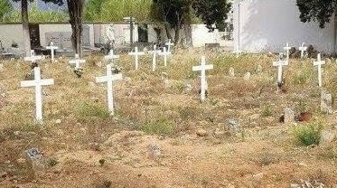 Cimitero in completo abbandono 