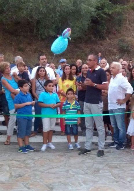 Inaugurata la nuova piazza della frazione di Brunella
