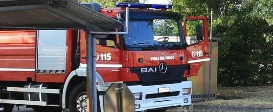 Principio di incendio alla carrozziera Biagini di Croce