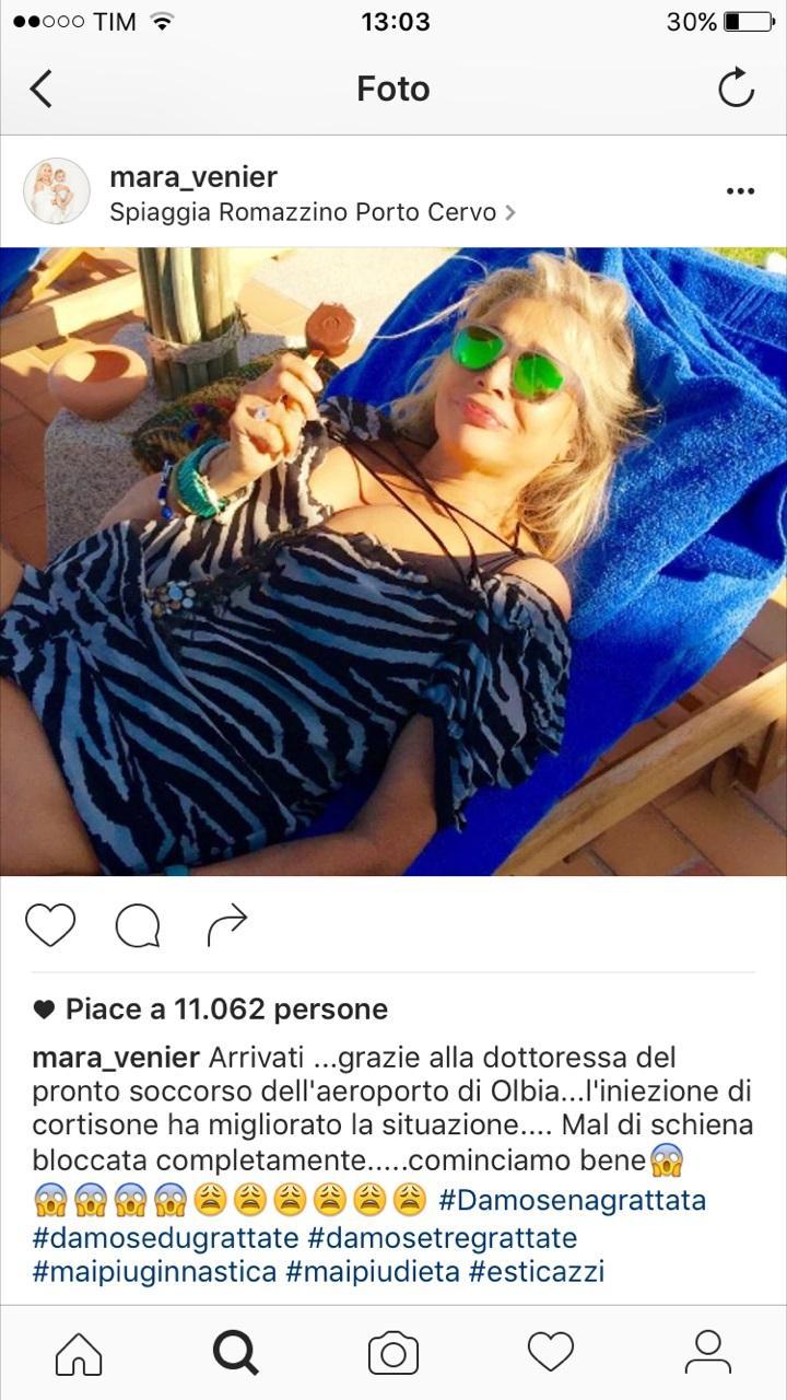 Il post di Mara Venier