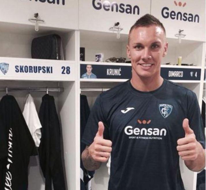 Skorupski è tornato al Castellani oggi si allena con i compagni