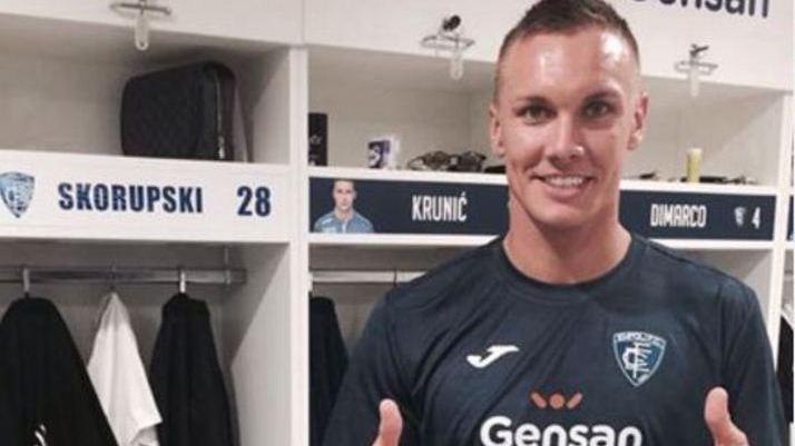 Skorupski è tornato al Castellani oggi si allena con i compagni