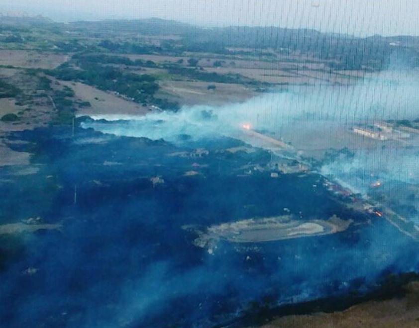 Fuoco di origine dolosa: è caccia agli incendiari 