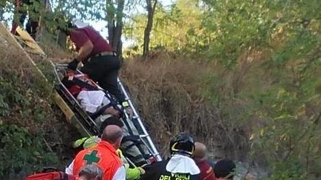 Resta grave il 73enne caduto nel Crostolo