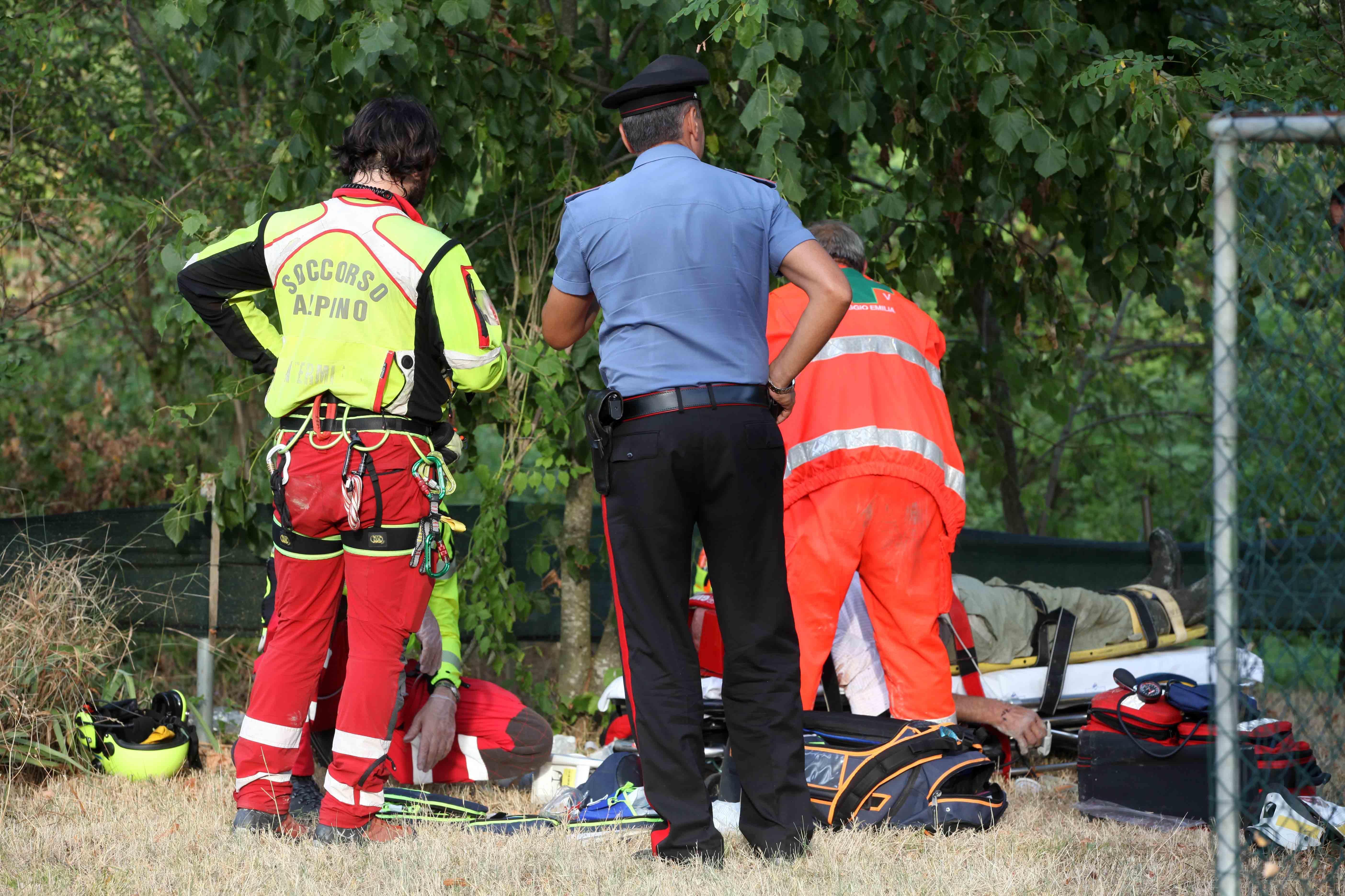 Vezzano, non ce l'ha fatta l'anziano precipitato nel Crostolo 