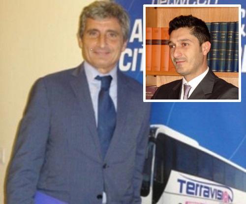 Petroni e, nel riquadro, Antonio Giampaolo