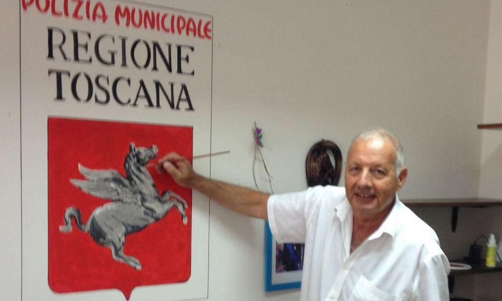 Un affresco sulla scrivania del comandante