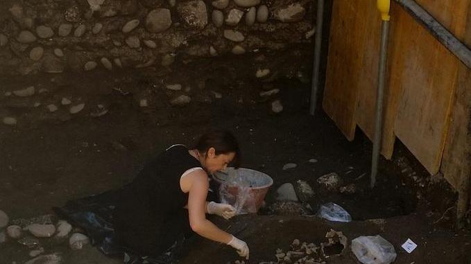 Reperti rinvenuti vicino alle Poste