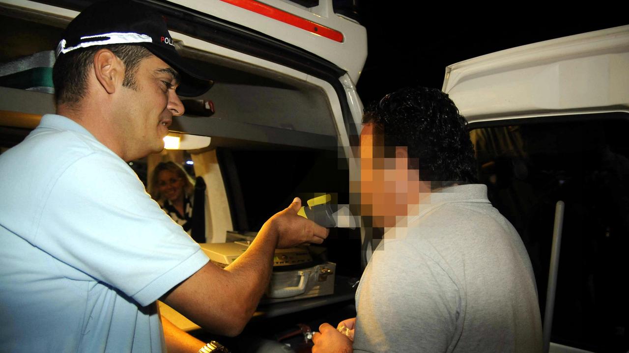 Un controllo con l'etilometro