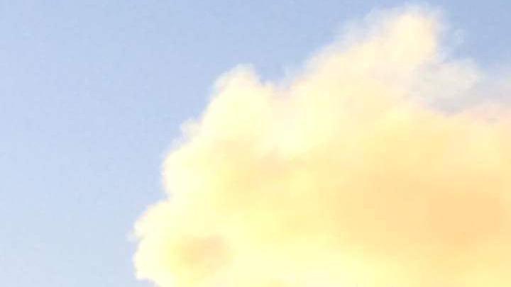 L'incendio visto dal basso