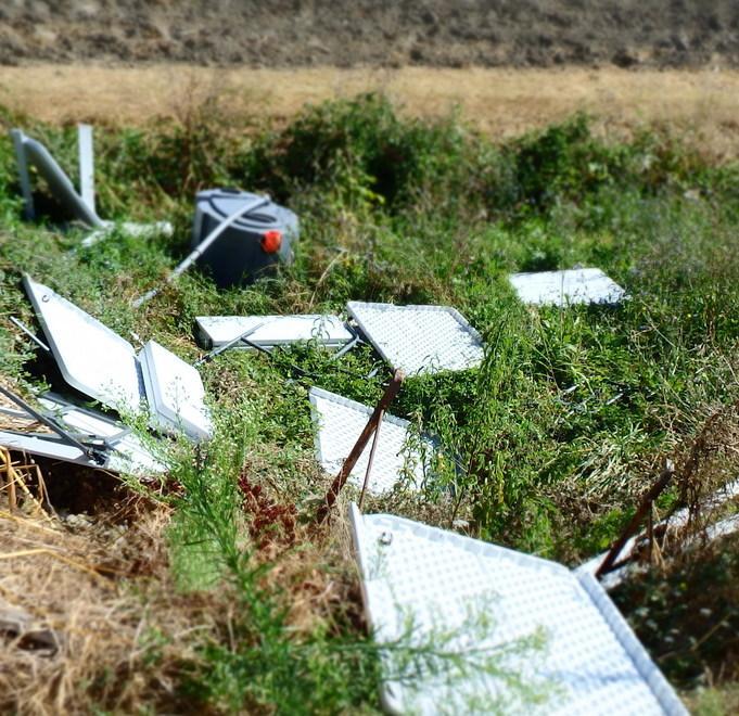 Ferrara, vandali distruggono lo stand della sagra di Francolino