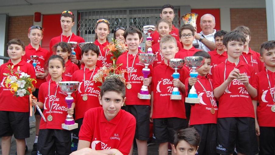 La Ciclistica Cavriago domina la gara a Rovolo di Frassinoro