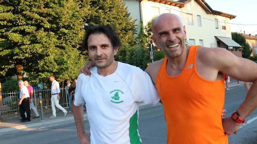 Benincasa e Bianchi insieme al traguardo di Mandrio