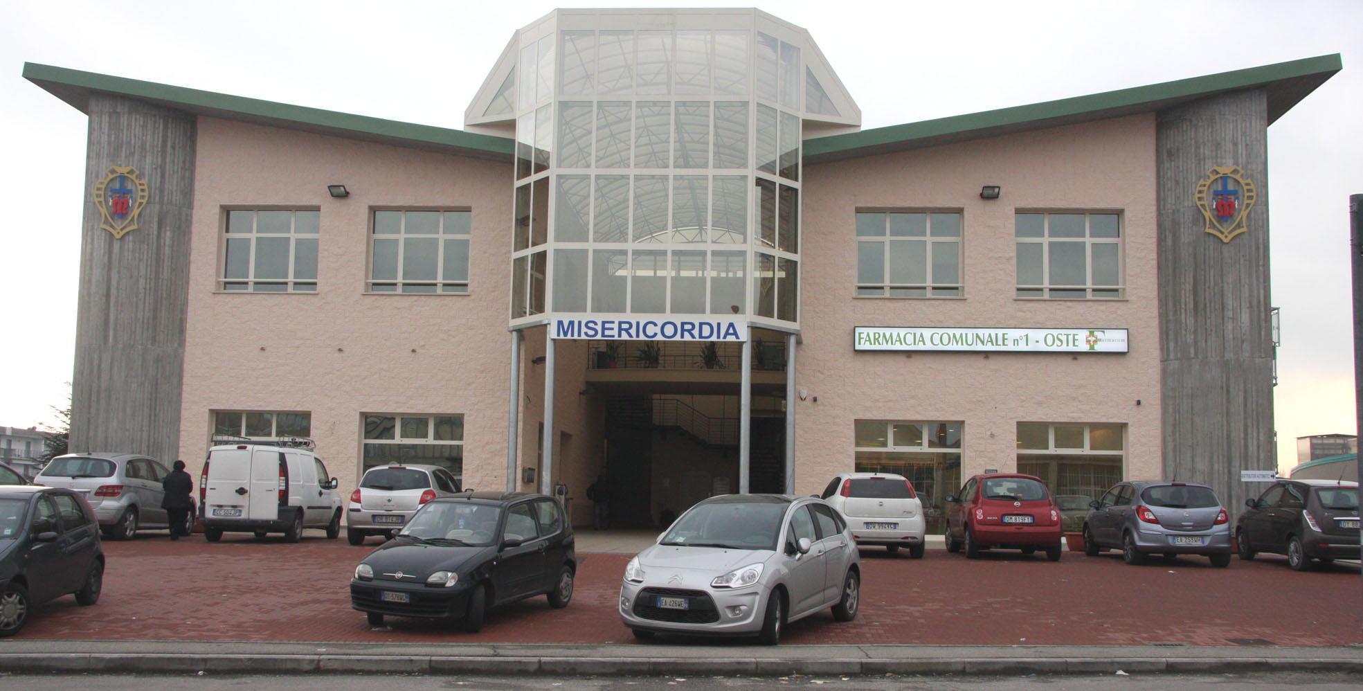 La sede della Misericordia di Oste in via Scarpettini