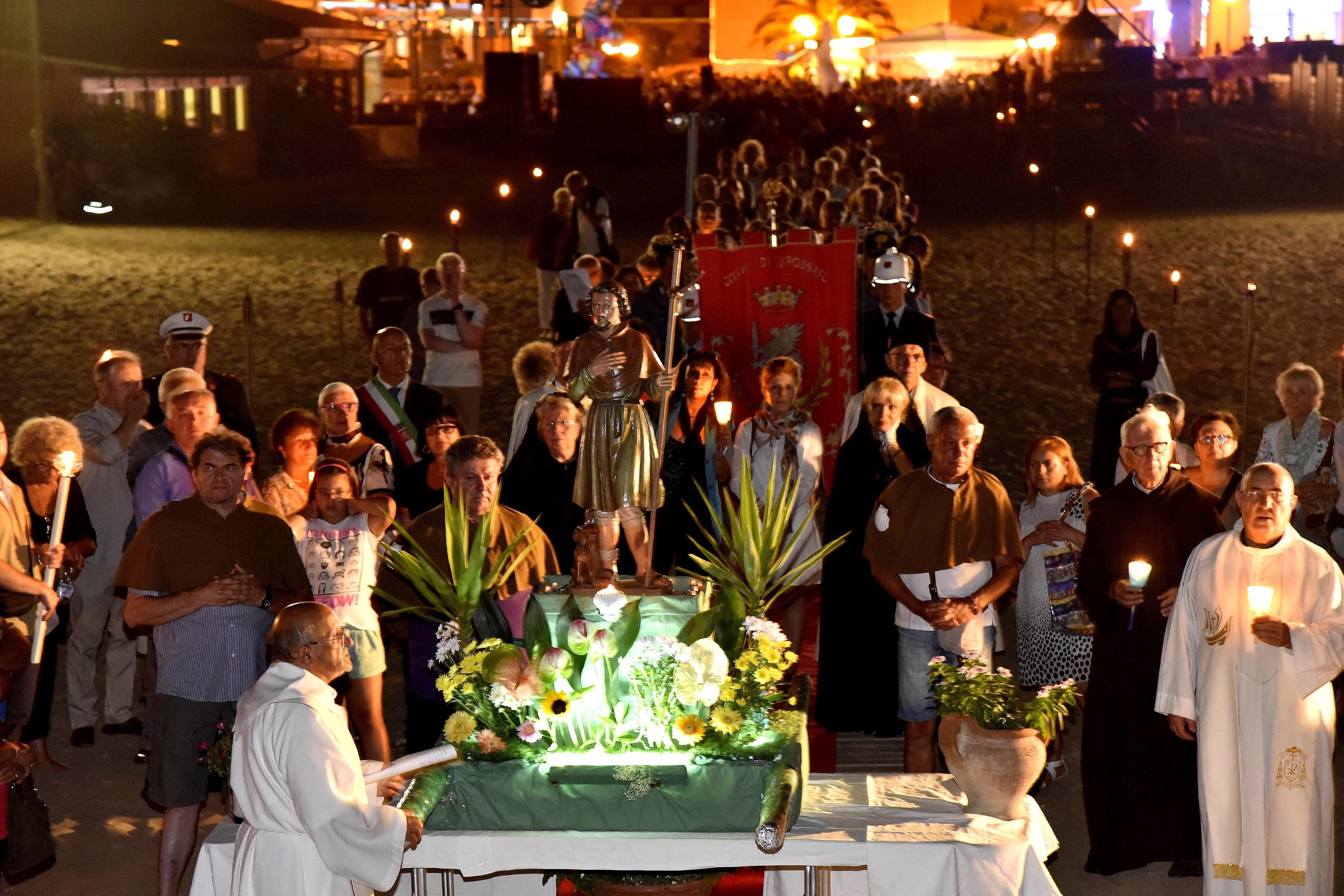 San Rocco, la processione (foto Bf)