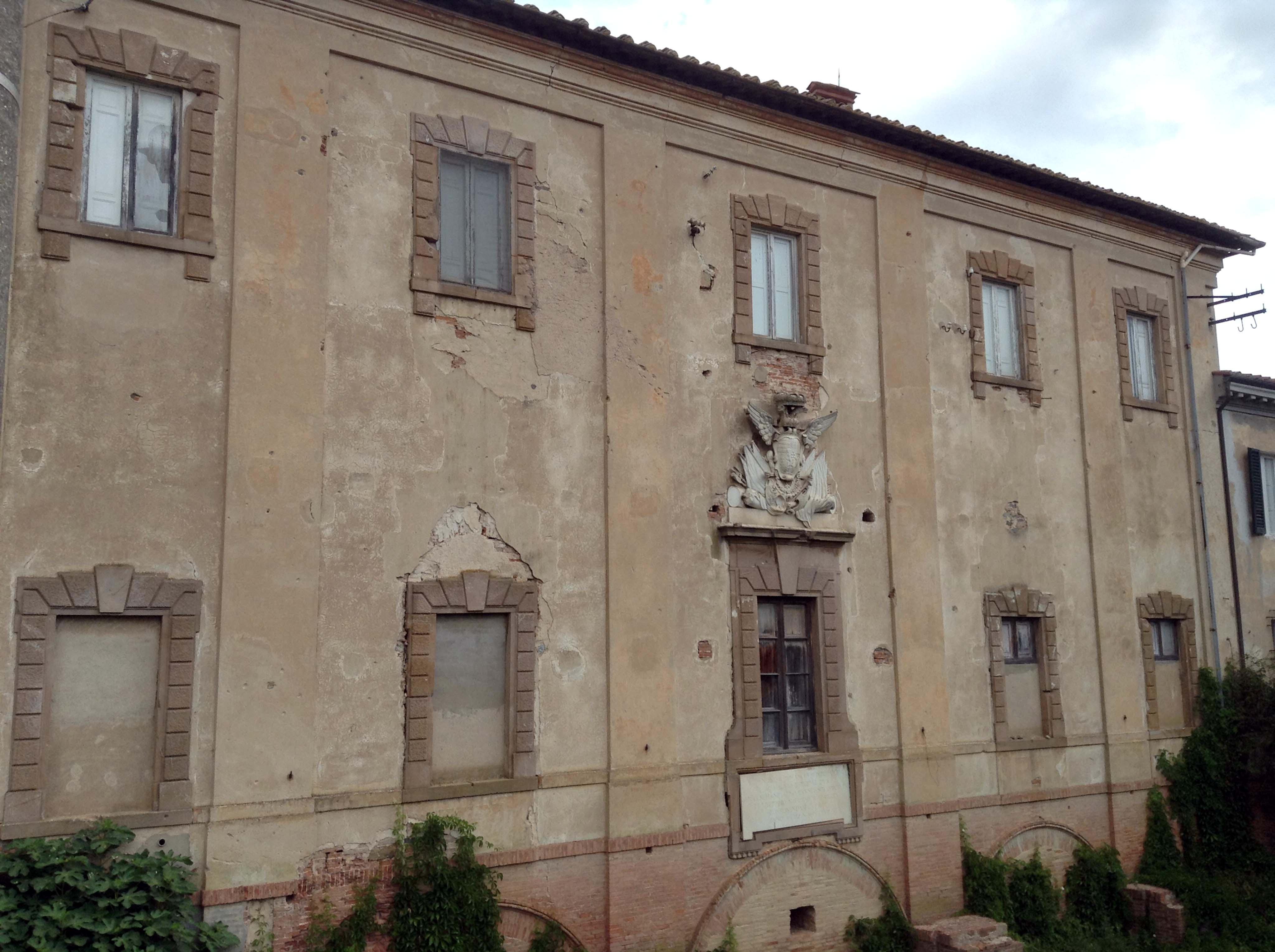L’immobile del Settecento che ospita il casello idraulico a San Giovanni alla Vena