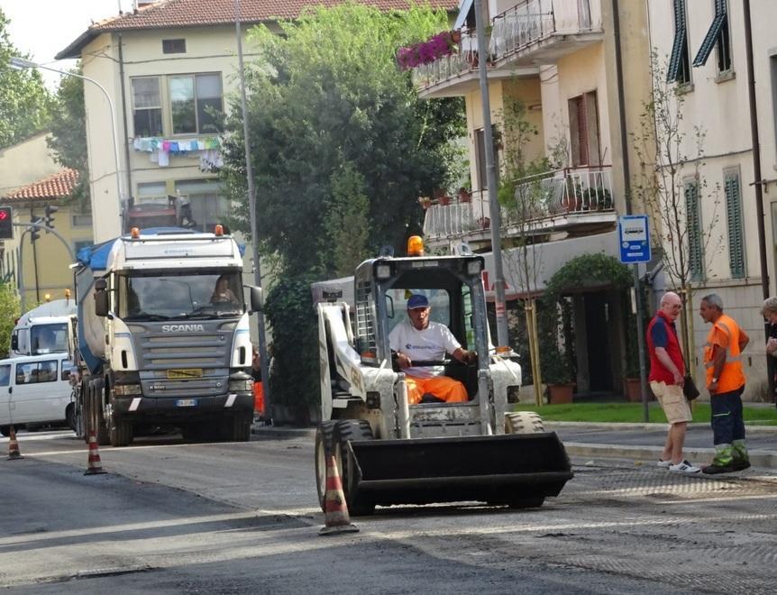 Asfalto nuovo in viale Italia e a settembre tocca a viale Matteotti 