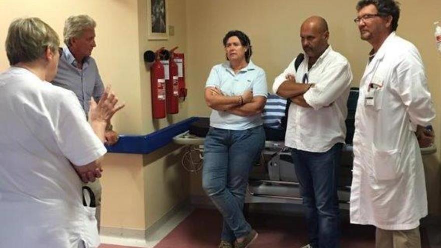 Saccardi in visita all’ospedale