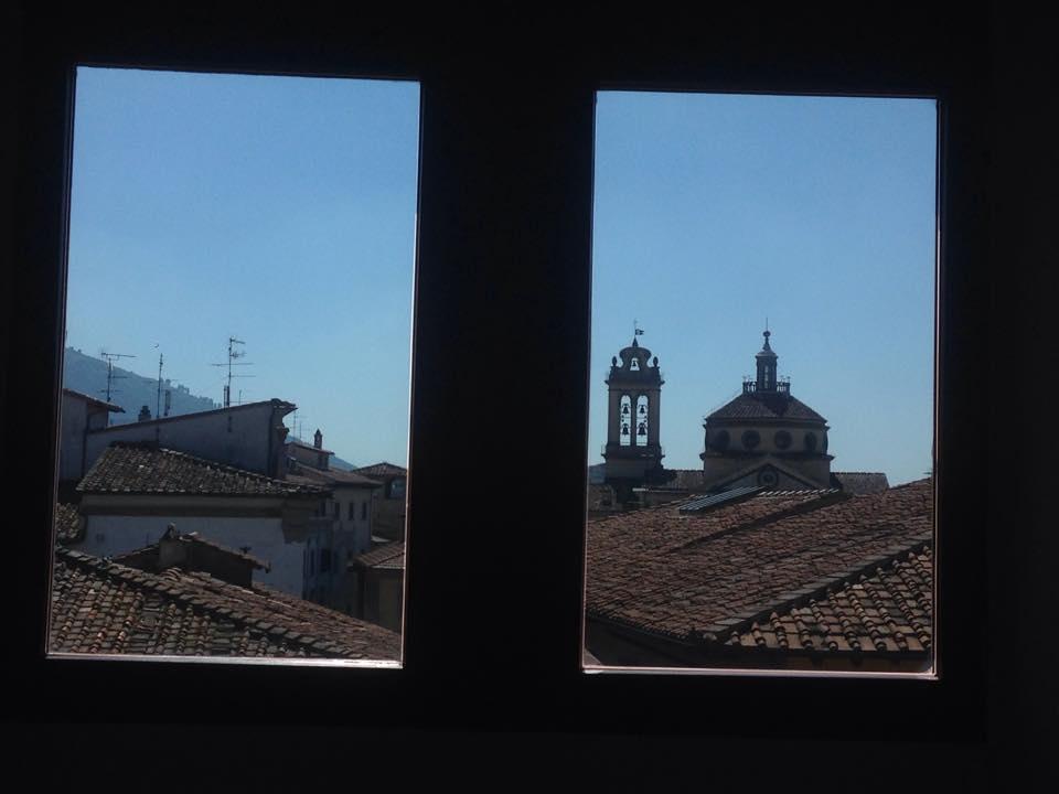 Una veduta di Prato dal Palazzo pretorio