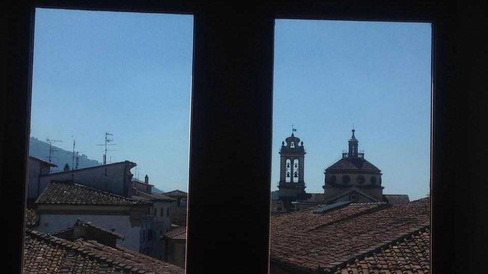 Una veduta di Prato dal Palazzo pretorio