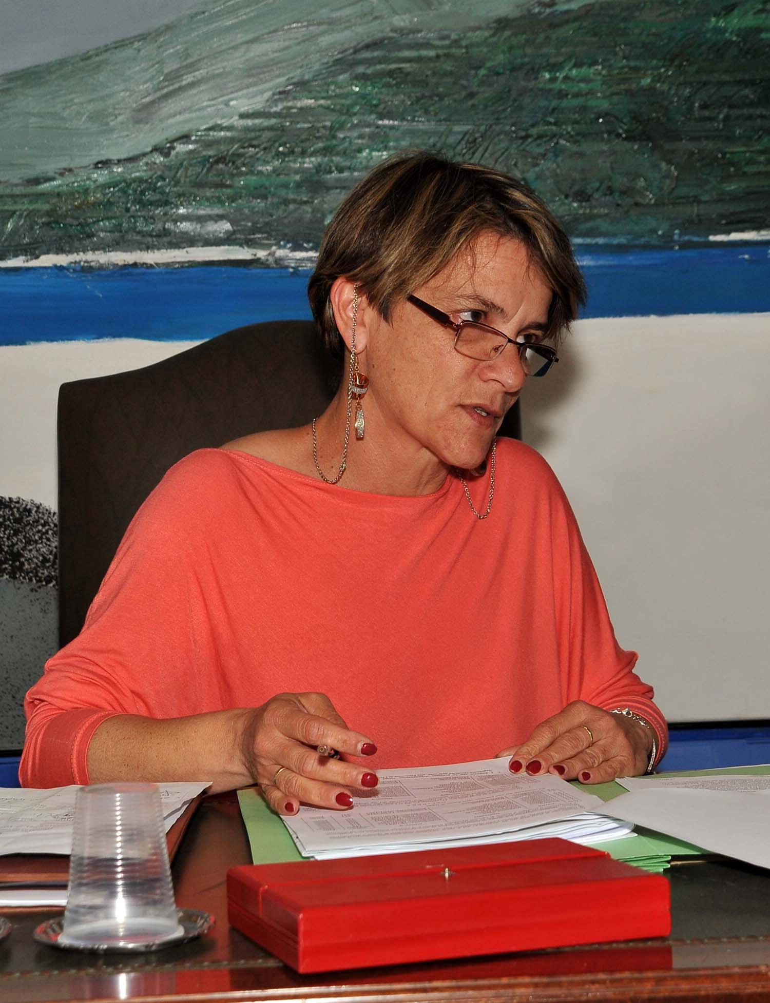 La sindaca di Marciana Anna Bulgaresi