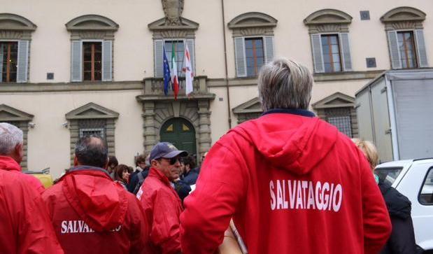 Manifestazione dei balneari a Firenze (foto d'archivio) 