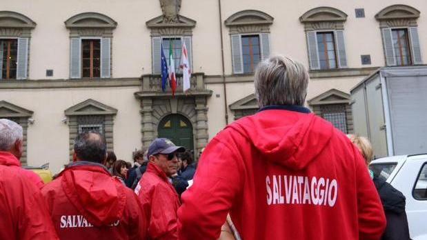 Manifestazione dei balneari a Firenze (foto d'archivio)