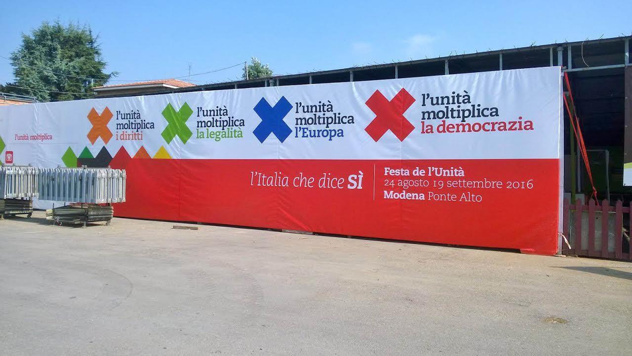 Modena, a Ponte Alto la Festa Provinciale Pd. Gli spettacoli e gli appuntamenti politici