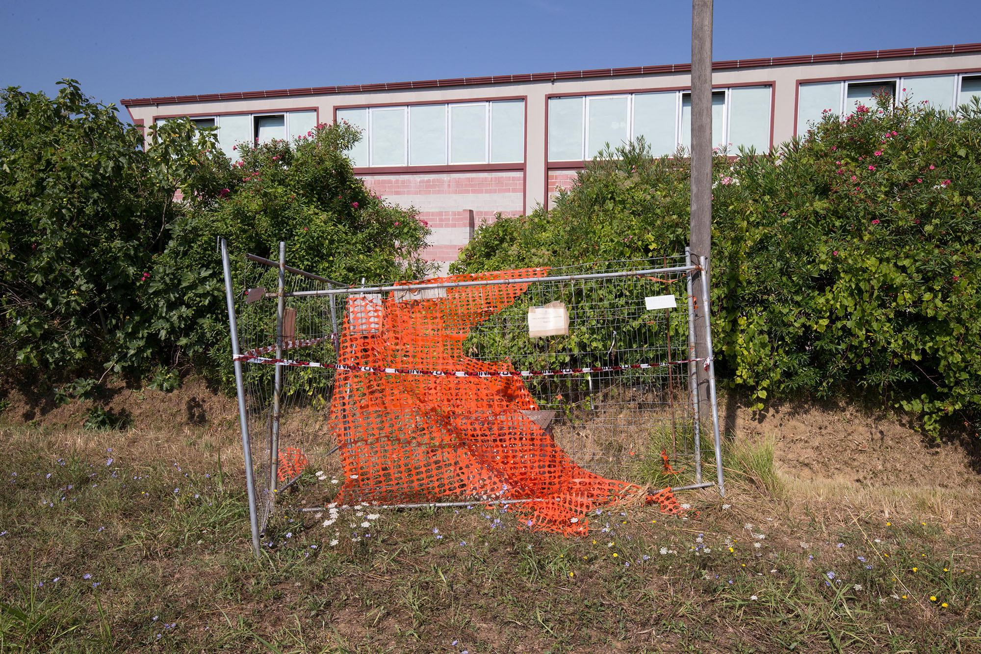 L'area sotto sequestro (foto Nucci)