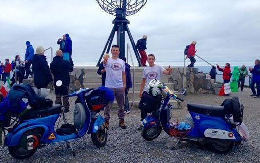 Fino a Capo Nord in sella alla Vespa Festa a Segromigno