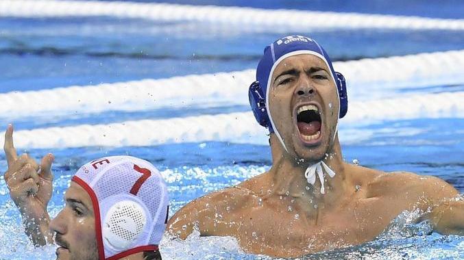 Il modenese Alessandro Nora in gol contro il Montenegro: è bronzo a Rio 2016